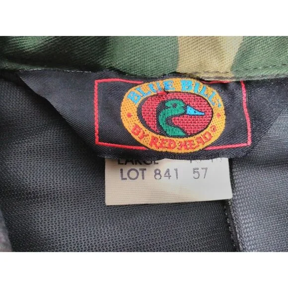 Vintage Hunting Suit Blue Bill by Red Head Youth Large Size 16-18 - 30" Inseam